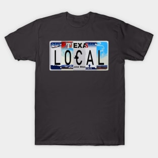 Texas Local License Plates T-Shirt